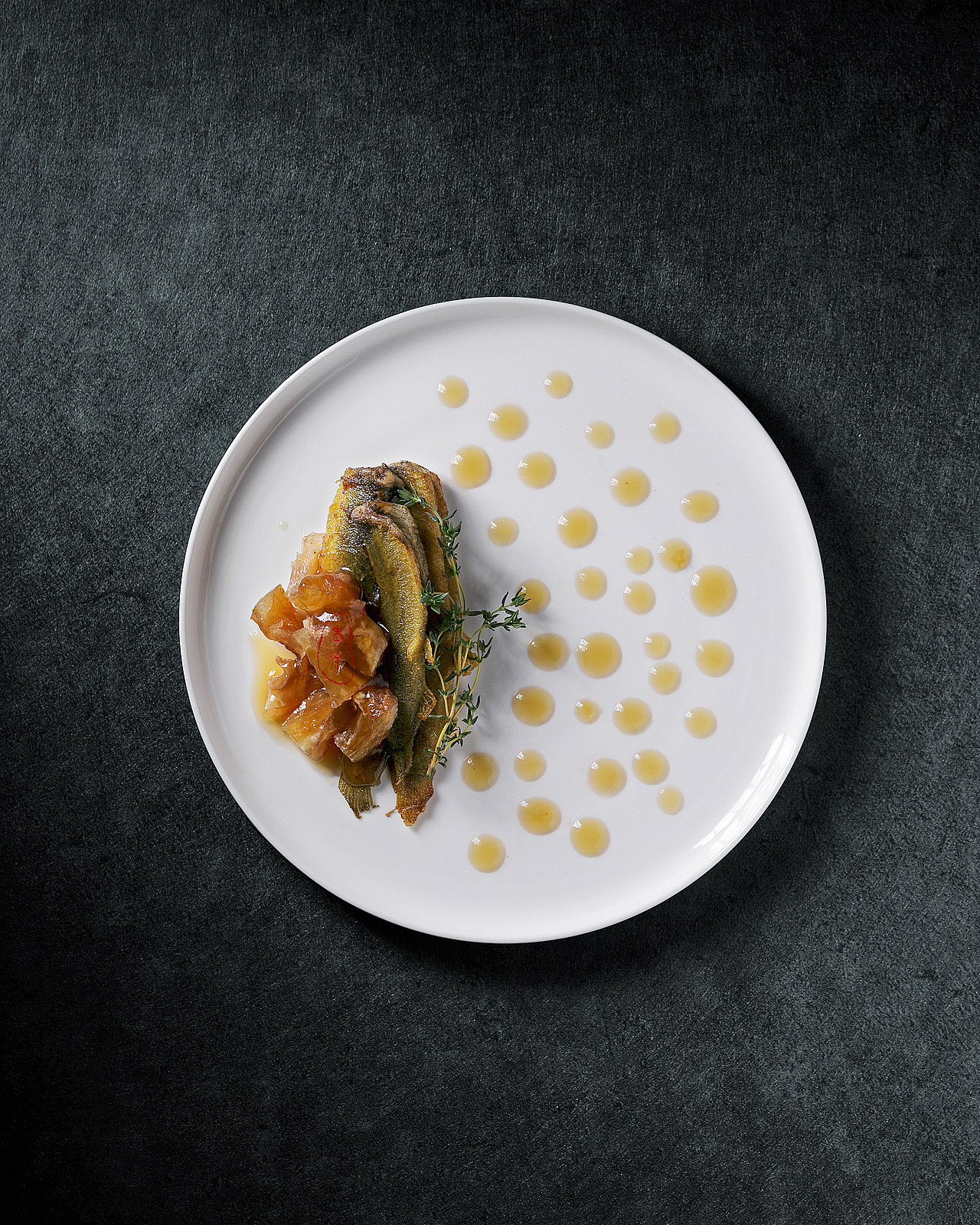 中餐食品西式摆盘二