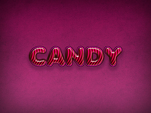 糖果文字（临摹）