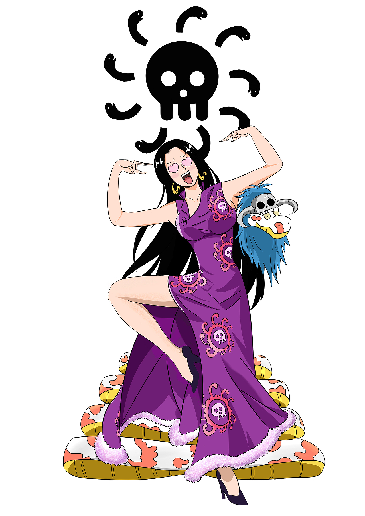 半临摹 海贼王女帝 第一幅赛璐璐风格_三个九-站酷zcool