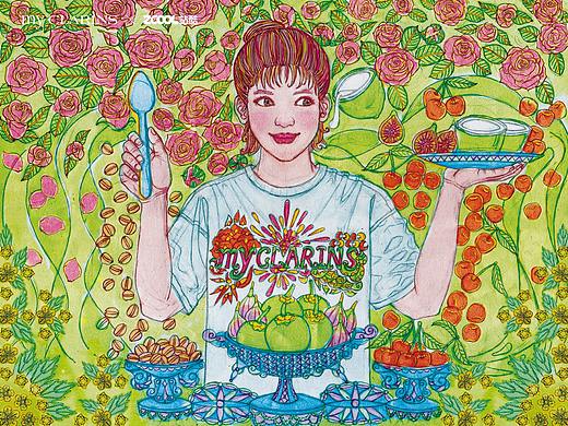 #my CLARINS寻找天然好食肌# 开启美肌大餐