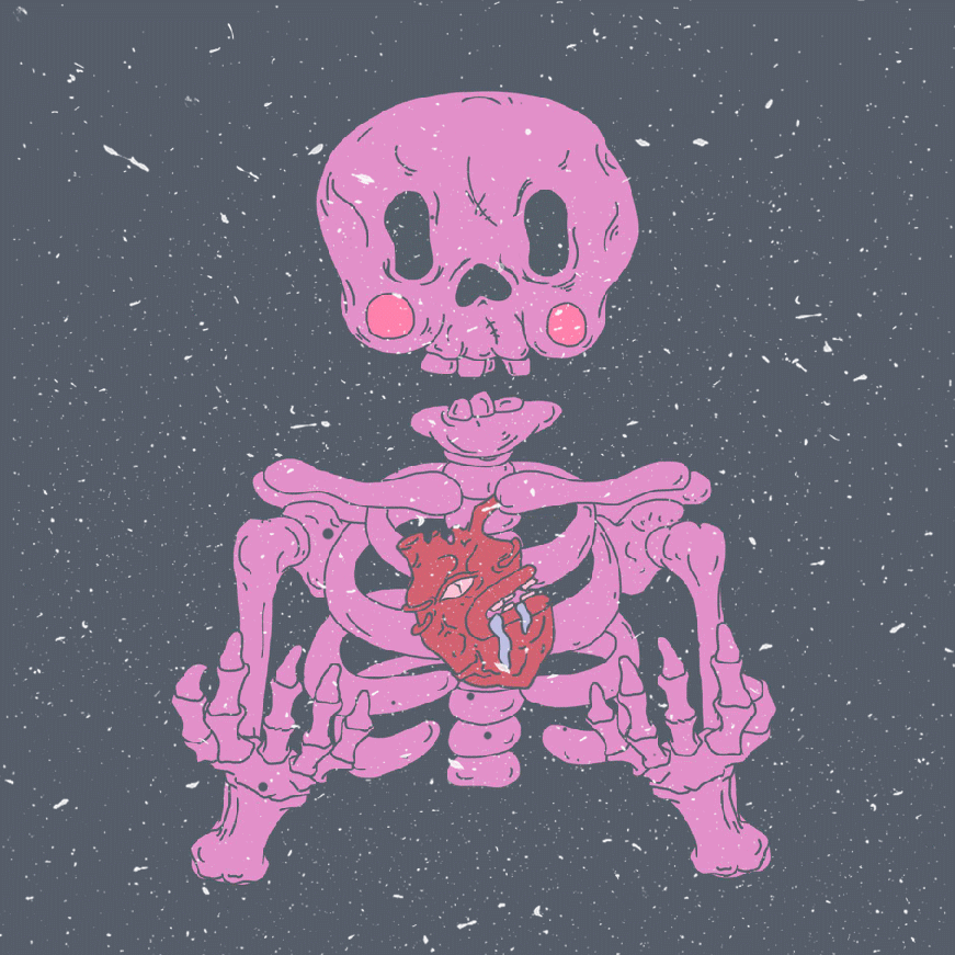 PinkSkull（图ZODg1ODgxMTI=） - 新锐潮流插画 - 站酷设计师椒盐比卡丘原创素材 - 站酷ZCOOL
