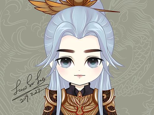 恩~手绘Q版啦,猜猜是哪个游戏里的