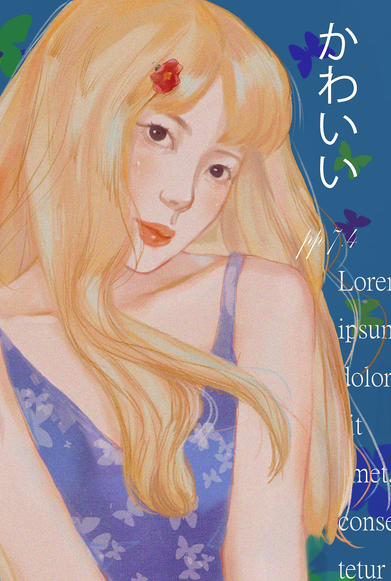 金发女孩|插画|创作习作|ppzai - 原创作品 - 站酷 (zcool)