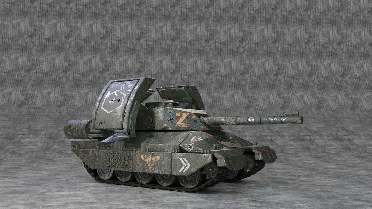 红警建模幻影坦克