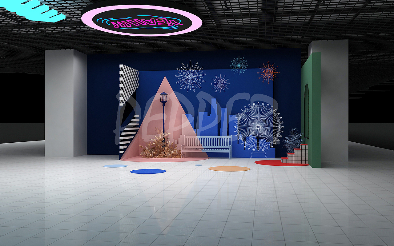 dp点美陈效果图设计（图ZMjY4ODc5NzY0） - 其他三维 - 站酷设计师pepper1110原创素材 - 站酷ZCOOL