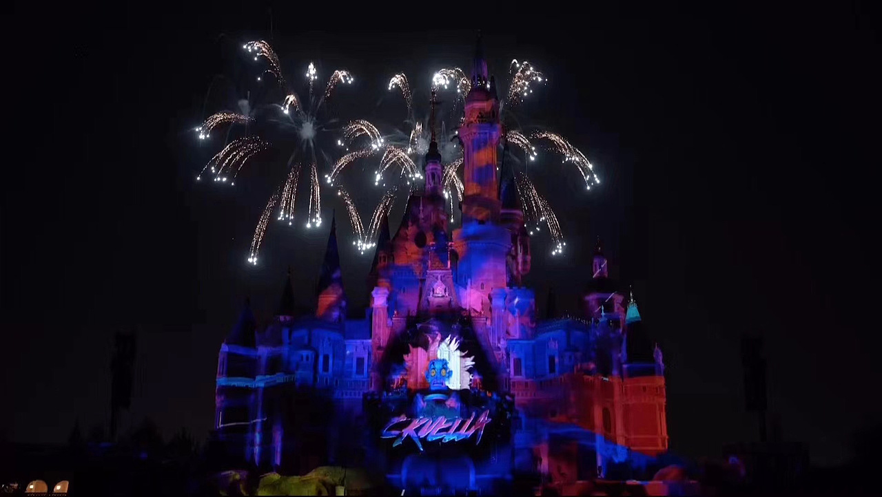 上海迪士尼城堡夜光幻影秀万圣节特别呈现（图ZMjY5MzgwMzIw） - 环境/建筑摄影 - 站酷设计师tcylee原创素材 - 站酷ZCOOL