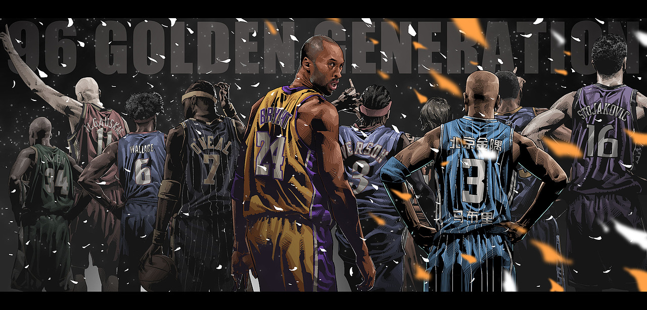 nba最前线96黄金一代系列套图