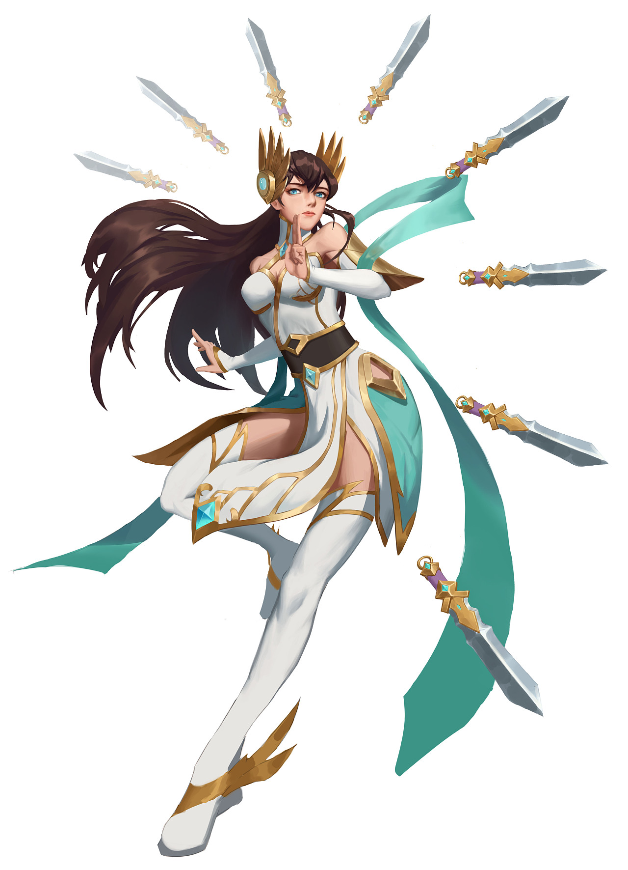 英雄联盟同人立绘艾瑞利亚