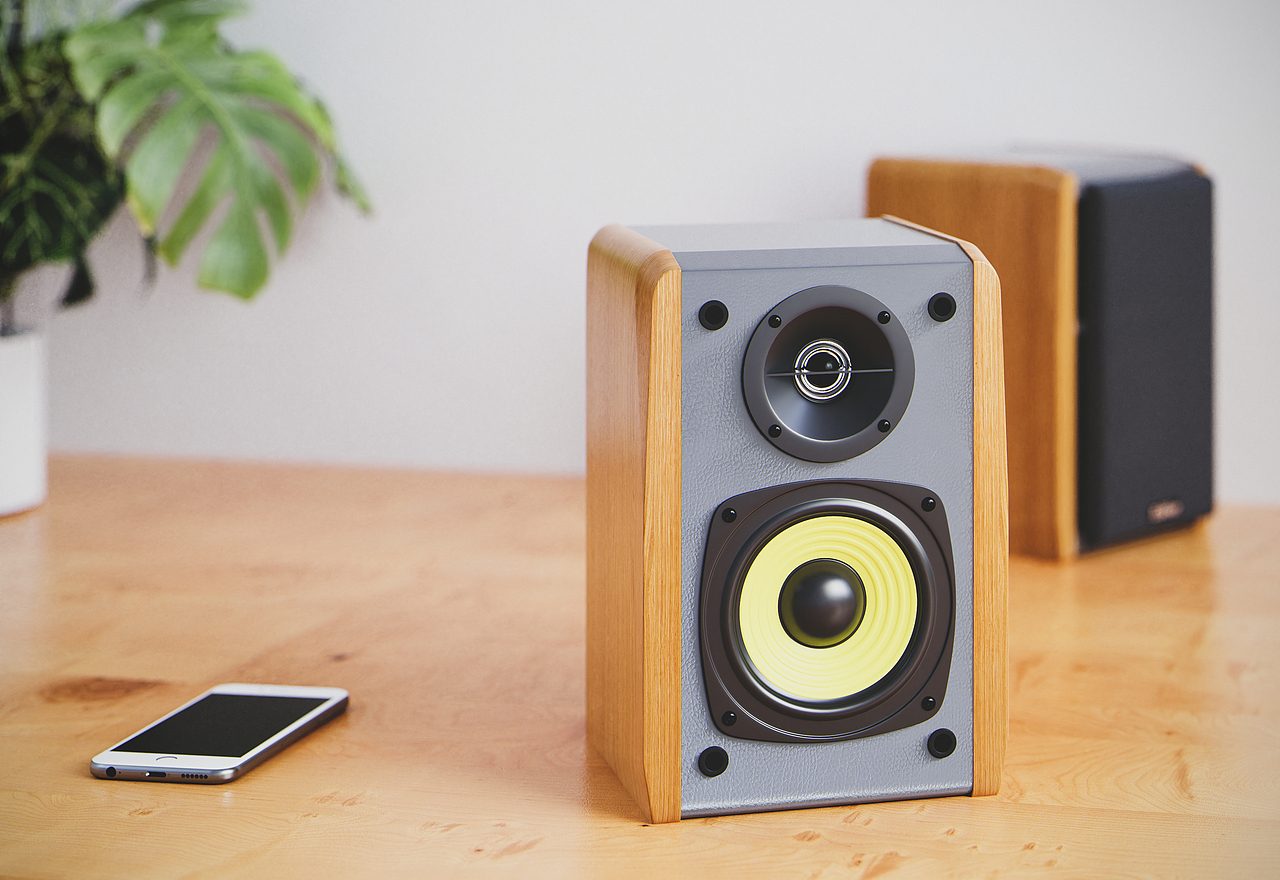 身边物品建模计划之漫步者rt1000音箱