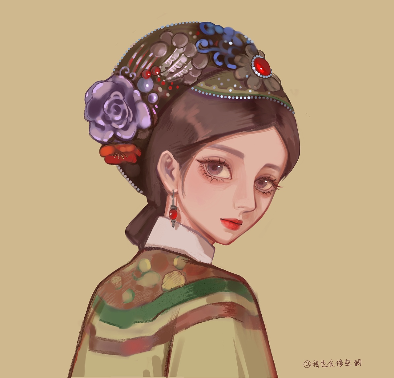 甄嬛传插画（图ZMzA4OTYxNDI0） - 创作习作 - 站酷设计师杀猪刀ao原创素材 - 站酷ZCOOL