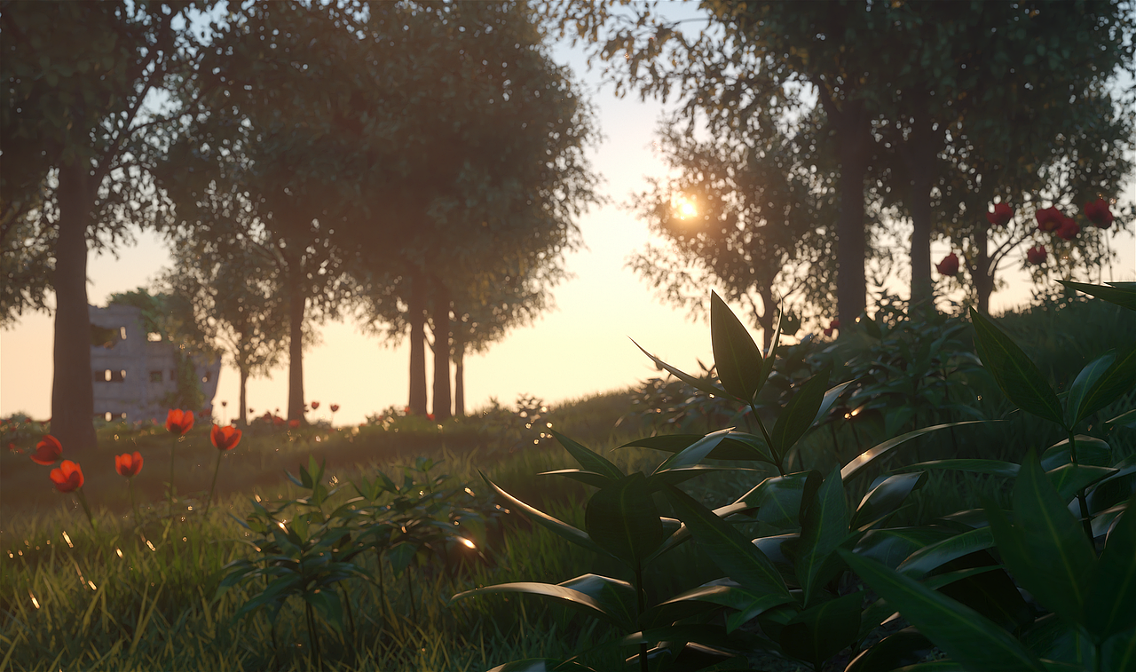 树木场景小练习（图ZMjAxNDAyNzg4） - 场景 - 站酷设计师本猪学习中原创素材 - 站酷ZCOOL