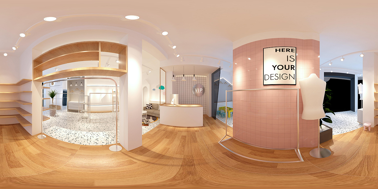 童装店全景图片