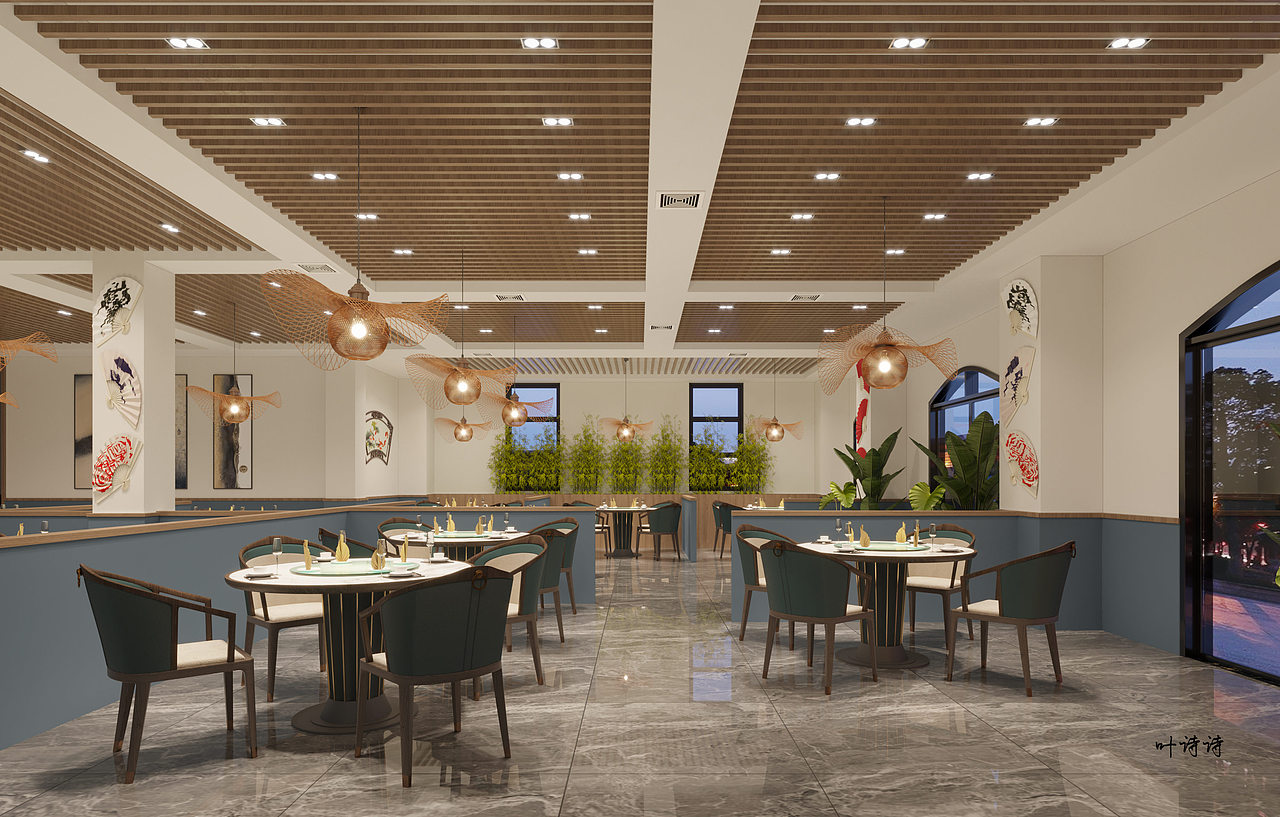 餐厅设计|醉美自然生活,是一餐四季皆诗情画意