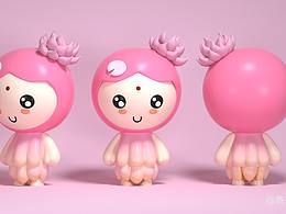 IP形象建模｜小荷花