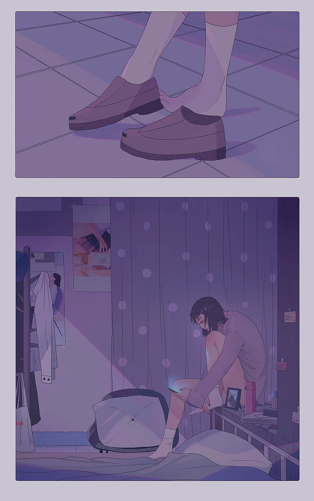 【插画】女孩的颜色（图ZMTU1OTc2OTMy） - 商业插画 - 站酷设计师MORNCOLOUR原创素材 - 站酷ZCOOL