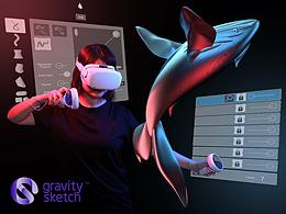 VR创作新体验 | 3D动物 | Gravity Sketch