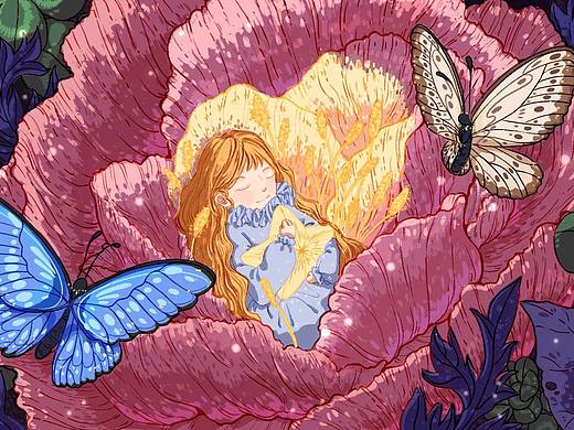 心相印|心灵小世界（个人主页-ZNjQ4NzkyNTI=） - 商业插画 - 站酷设计师苍蓝RG原创素材 - 站酷ZCOOL