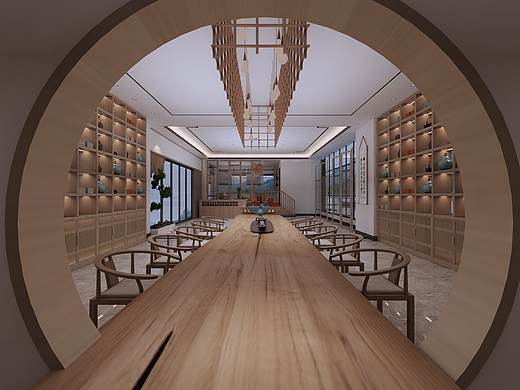 桂林五云大厦茶叶展厅