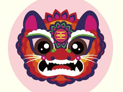 中国传统色彩之巧神系列《虎虎生威》