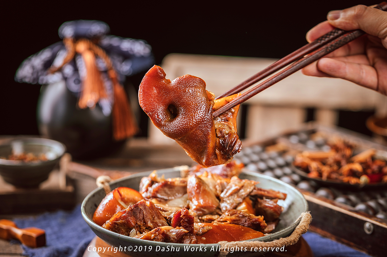 猪头肉|卤猪头肉