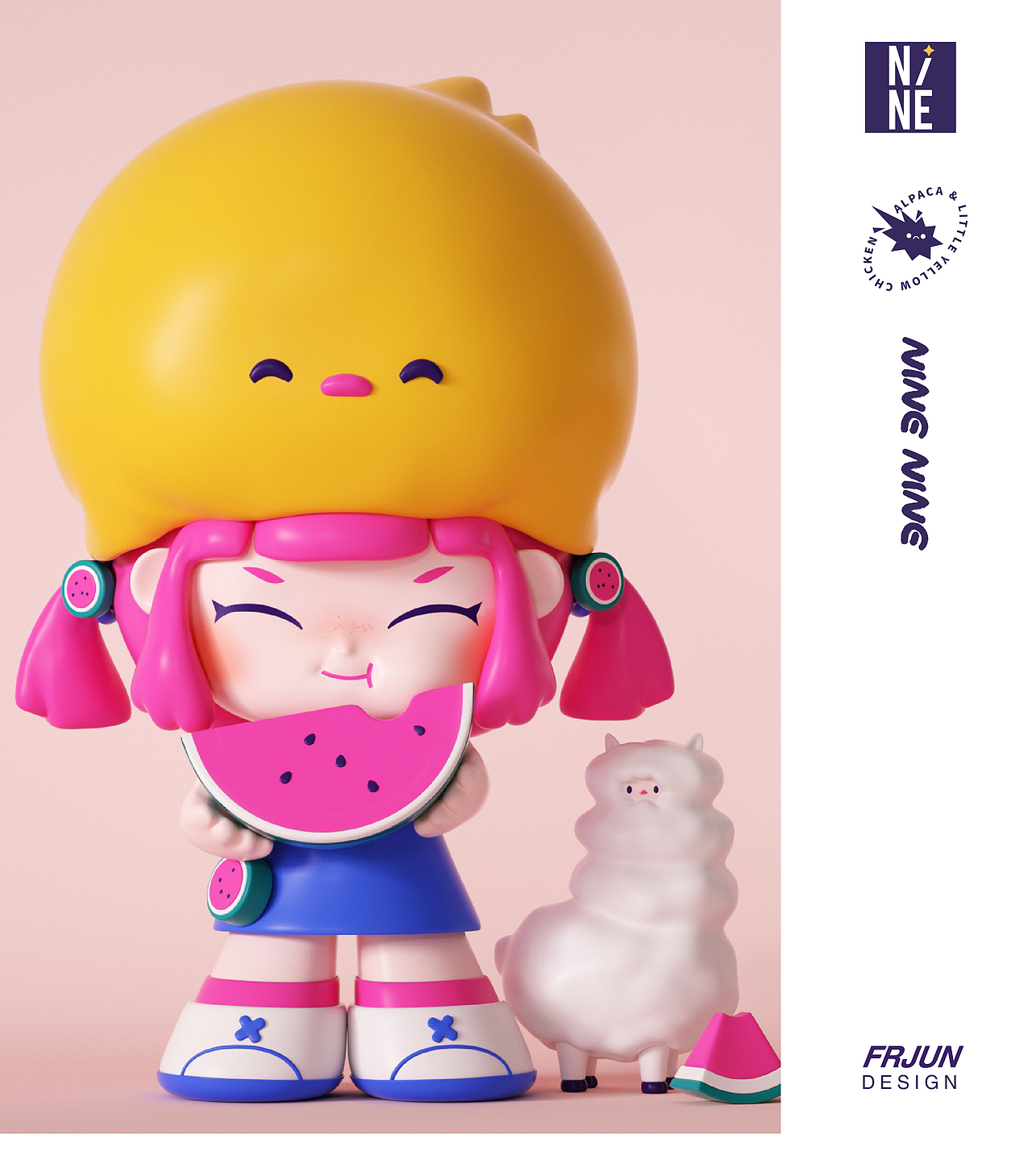 NINENINE/奈奈鸡——IP形象设计（图ZMjc0OTQ0OTcy） - IP形象 - 站酷设计师纷扰君原创素材 - 站酷ZCOOL