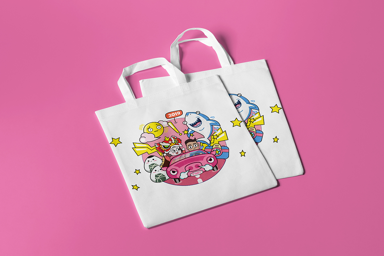 欢迎乘坐2019小猪专车~~（图ZMTQyMDYxMDY4） - 创作习作 - 站酷设计师happygorwh原创素材 - 站酷ZCOOL