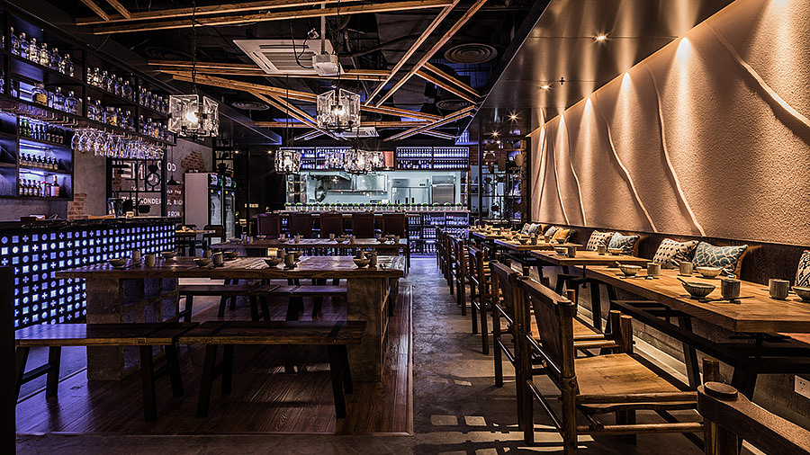 餐饮空间设计杭州特幕烤肉店