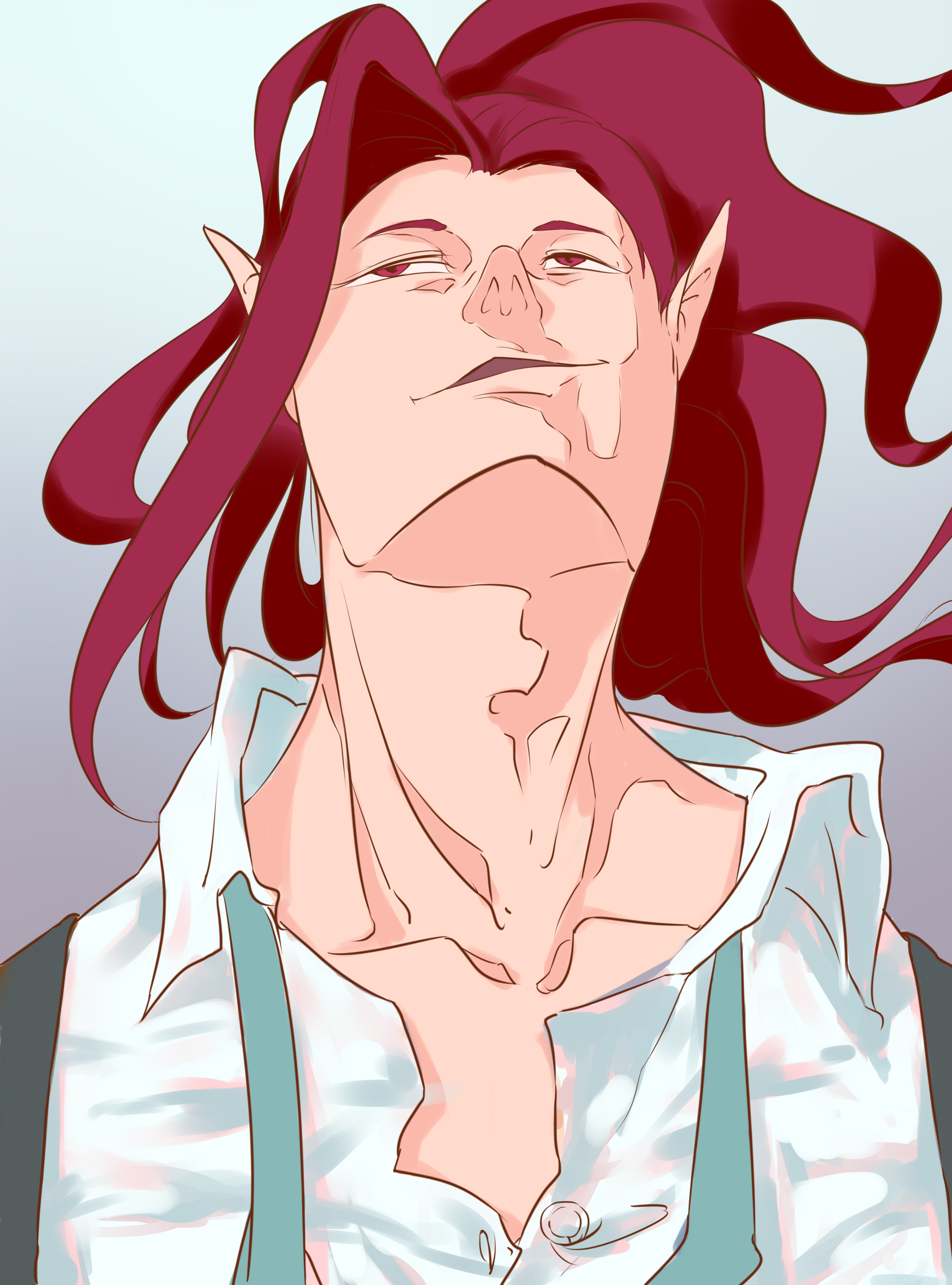 酒吞童子|插画|插画习作|新媒体灰灰 - 原创作品 - 站酷 (zcool)