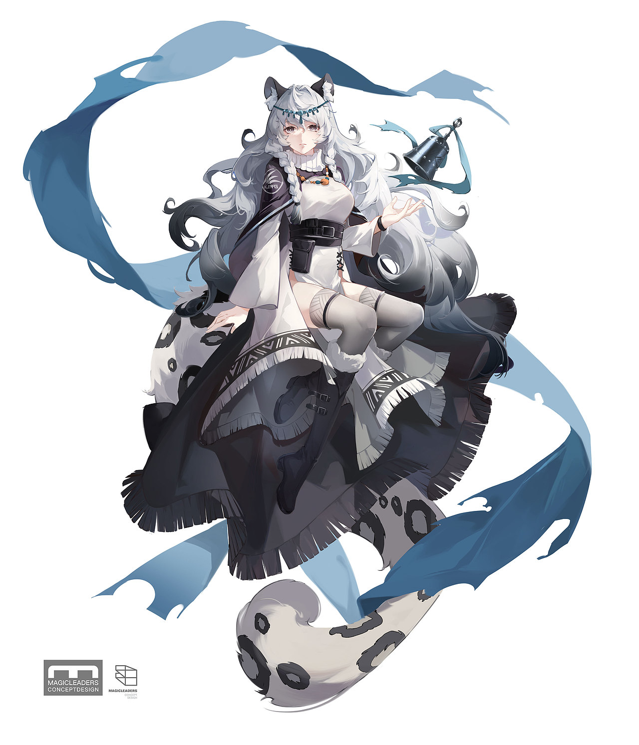 明日方舟同人立绘初雪