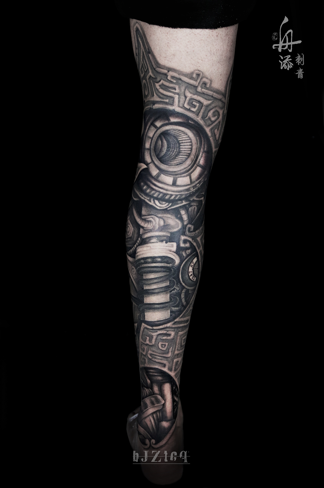 甲胄机械腿（图ZMTkyMTU5MzQw） - 其他 - 站酷设计师北京舟添刺青原创素材 - 站酷ZCOOL