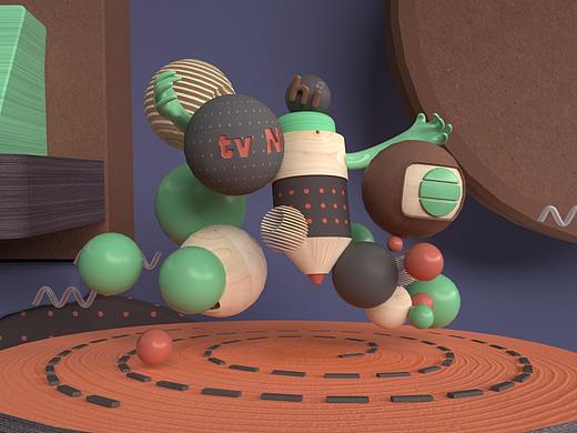 C4D动画logo演绎