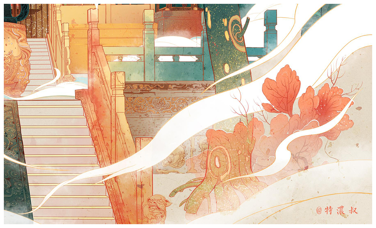 昆明金殿/线上教学案例（图ZMTI5MDA5NDE2） - 商业插画 - 站酷设计师特浓TN原创素材 - 站酷ZCOOL