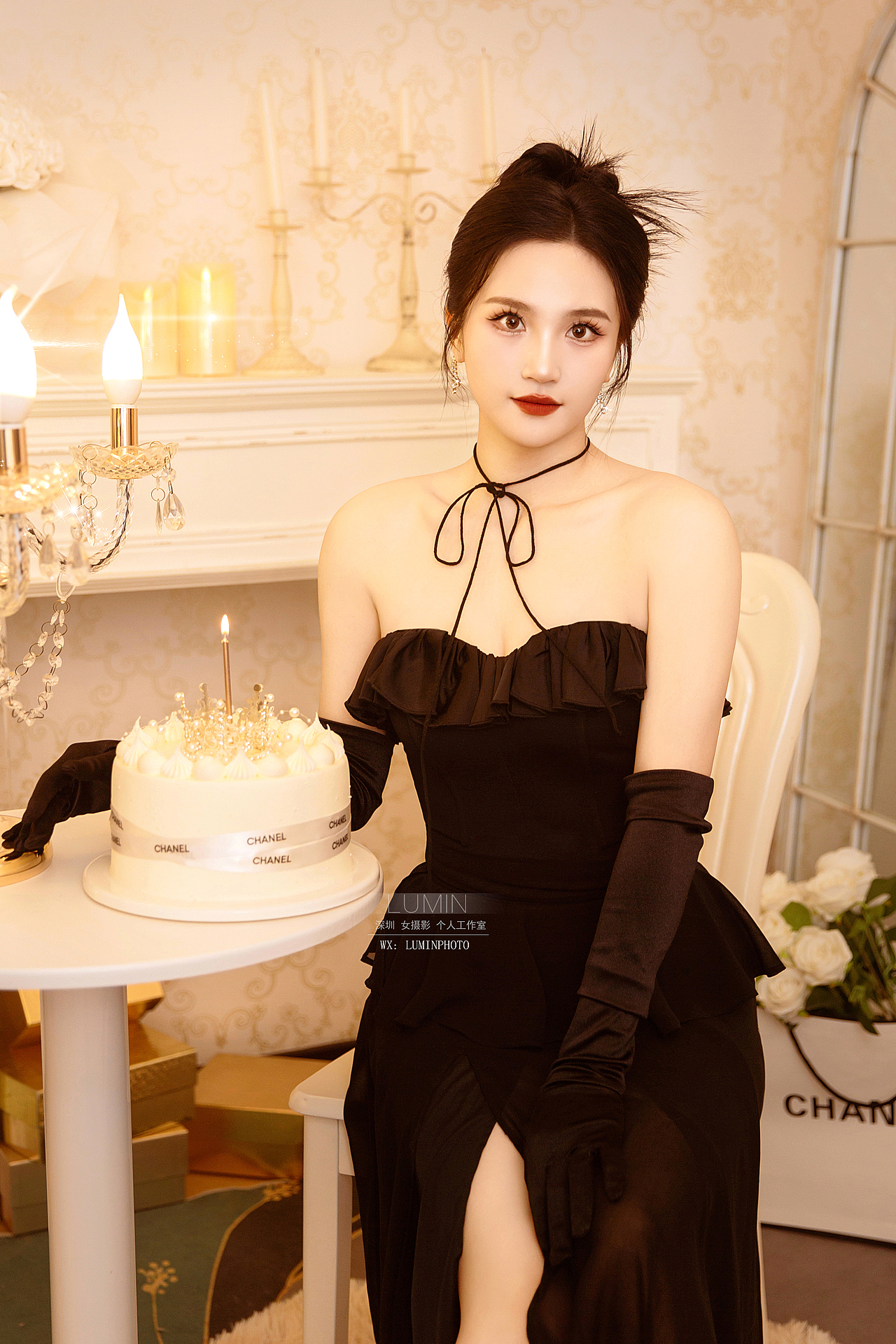 深圳生日写真 蛋糕是甜甜的云朵,蜡烛是闪闪的星星✨