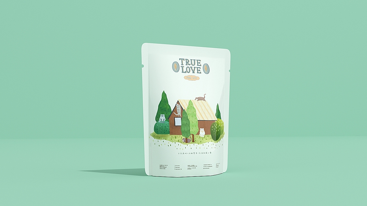 「 TRUE LOVE猫粮品牌」金质营养 · 承载全方位的呵护 ​​