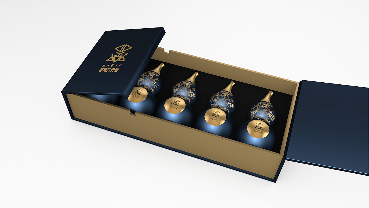 卯福九阡酒包装样图