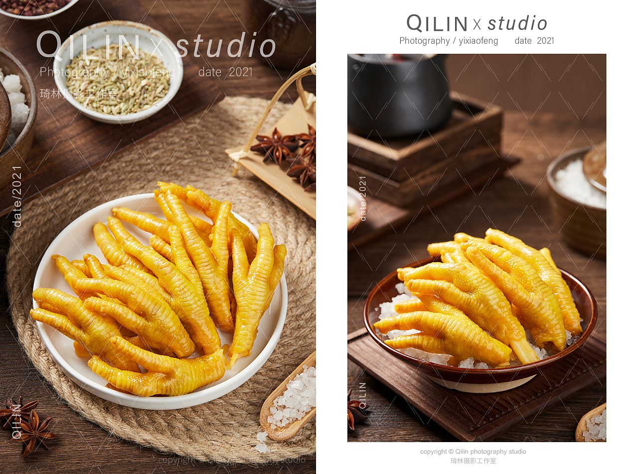 嘉洲鸡盐焗 卤味系列菜品拍摄|摄影|美食摄影|艺小峰 - 原创作品