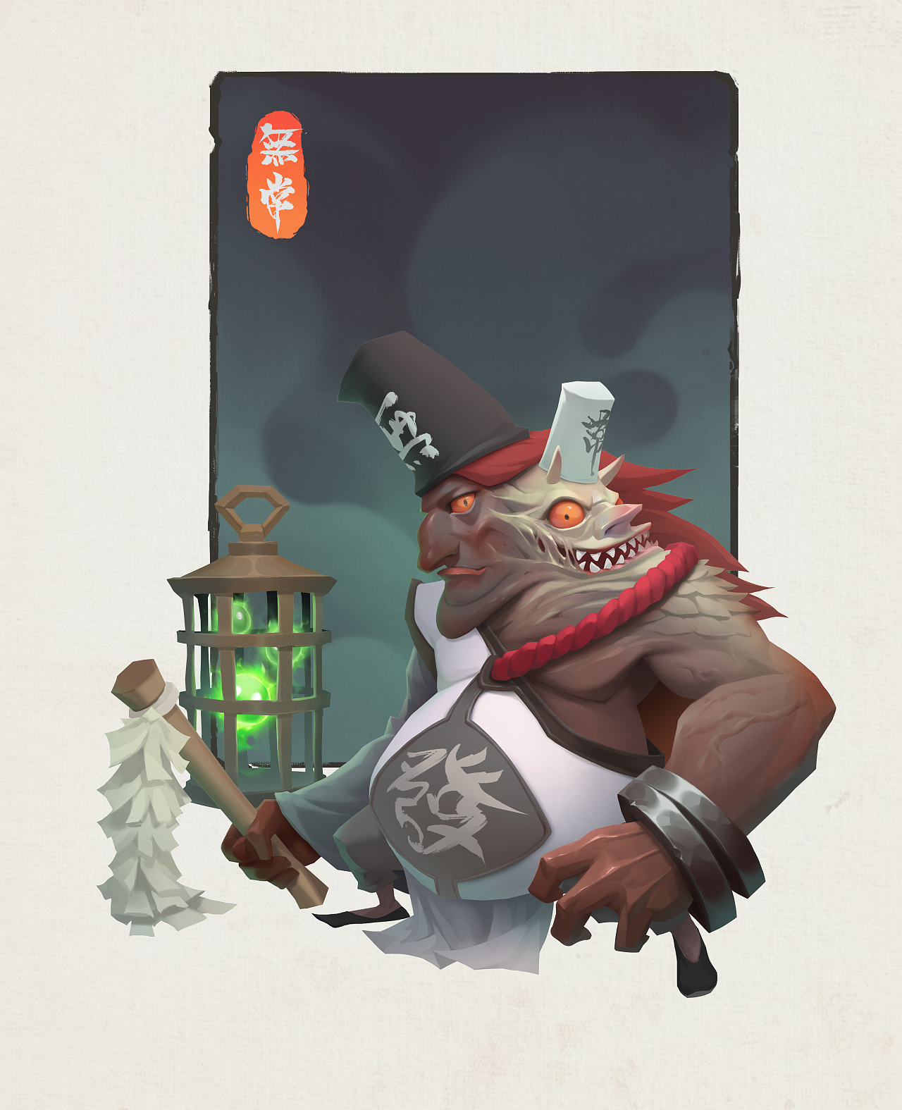 游戏美术——黑白无常|插画|游戏原画|叶子学堂 - 原创作品 - 站酷