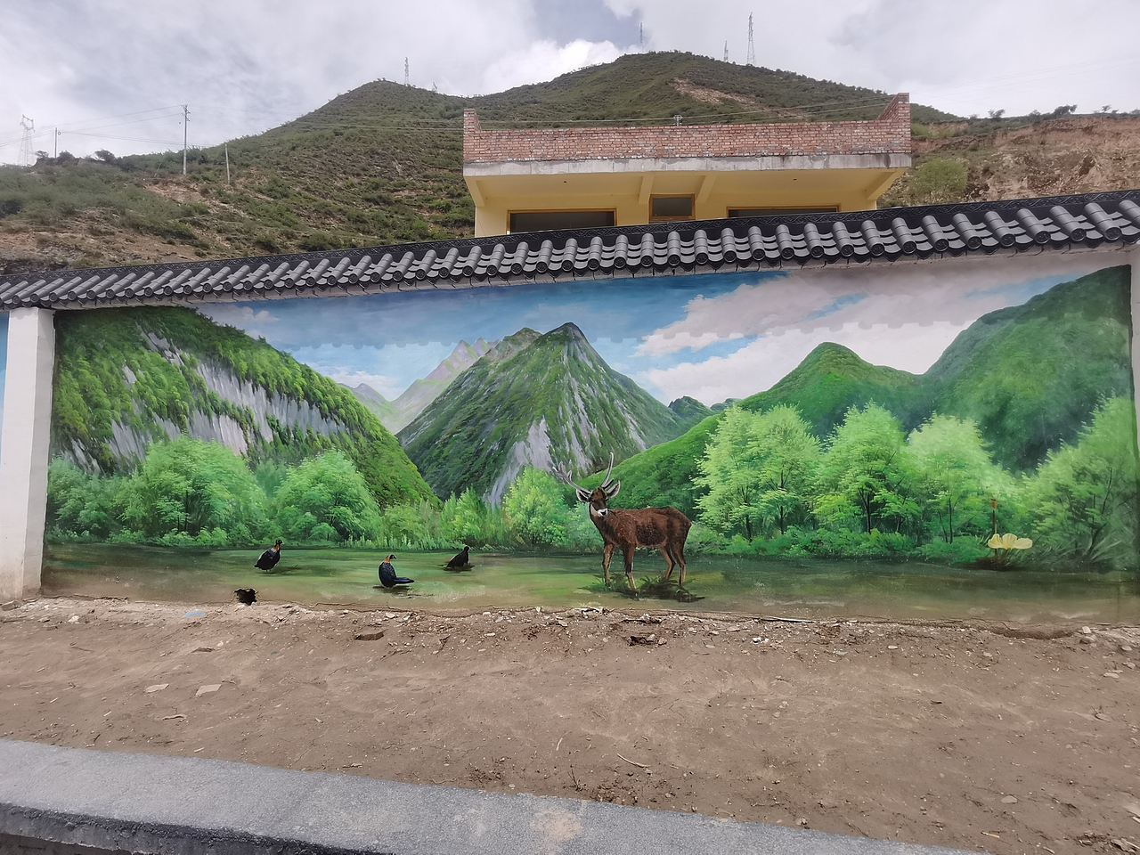 乡村振兴，新农村文化墙，新农村壁画，乡村文化墙