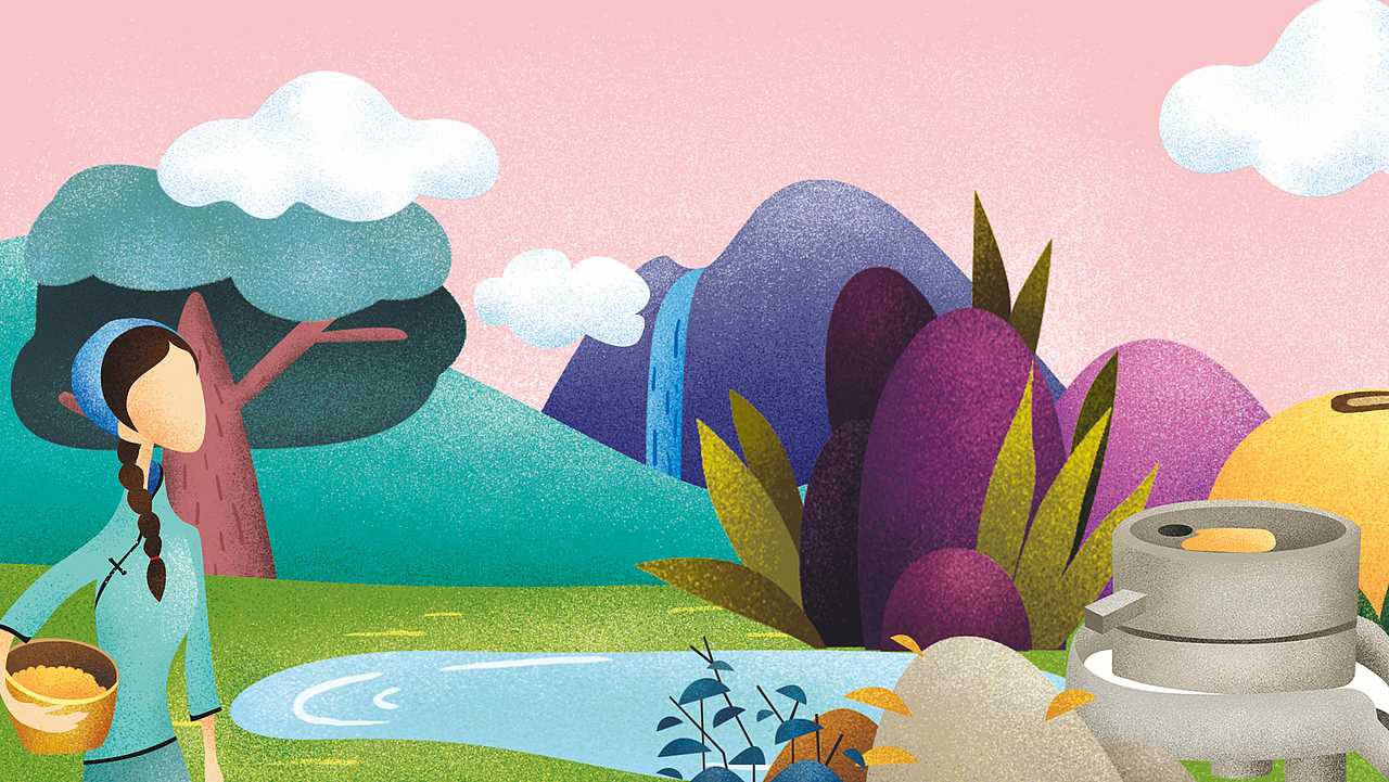 白总管椒藤豆花鸡（图ZMTI4OTgyMzA4） - 商业插画 - 站酷设计师Flora0816原创素材 - 站酷ZCOOL