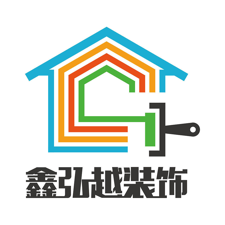 鑫弘越装饰公司logo设计