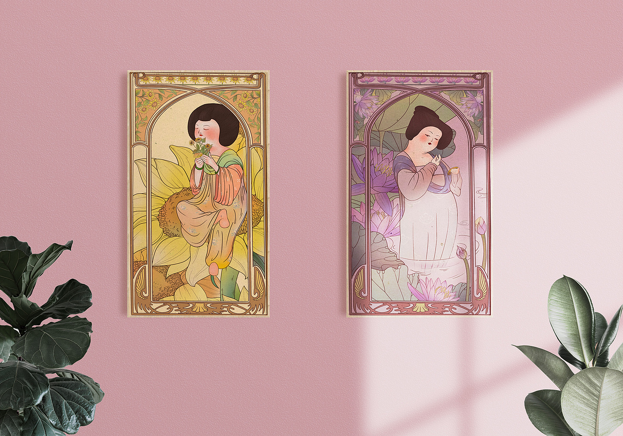 长恨歌（图ZMjExNjg0NjQ4） - 艺术插画 - 站酷设计师小气球本气球原创素材 - 站酷ZCOOL