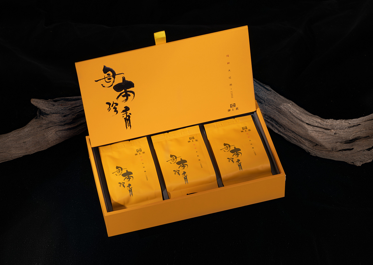 武夷岩茶大红袍礼盒包装设计拍摄|摄影|产品摄影|品初 - 原创作品