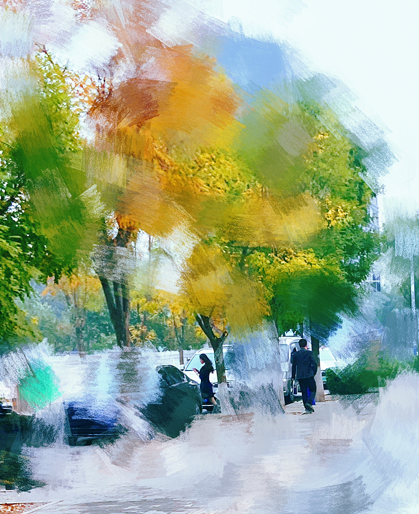 刘勇良画意摄影:匆匆忙忙