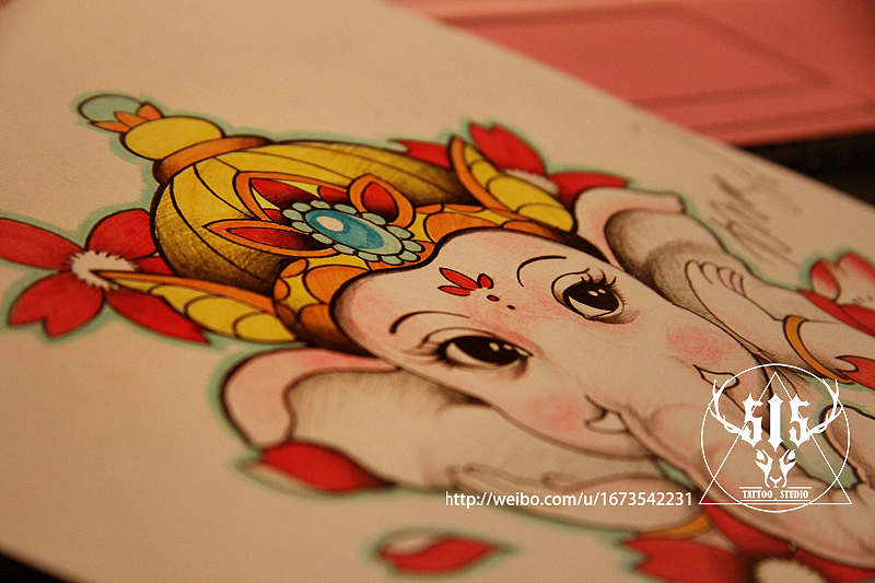 北京纹身店515刺青手稿（图ZMjcxMDMwNjA=） - 新锐潮流插画 - 站酷设计师515TATTOO原创素材 - 站酷ZCOOL