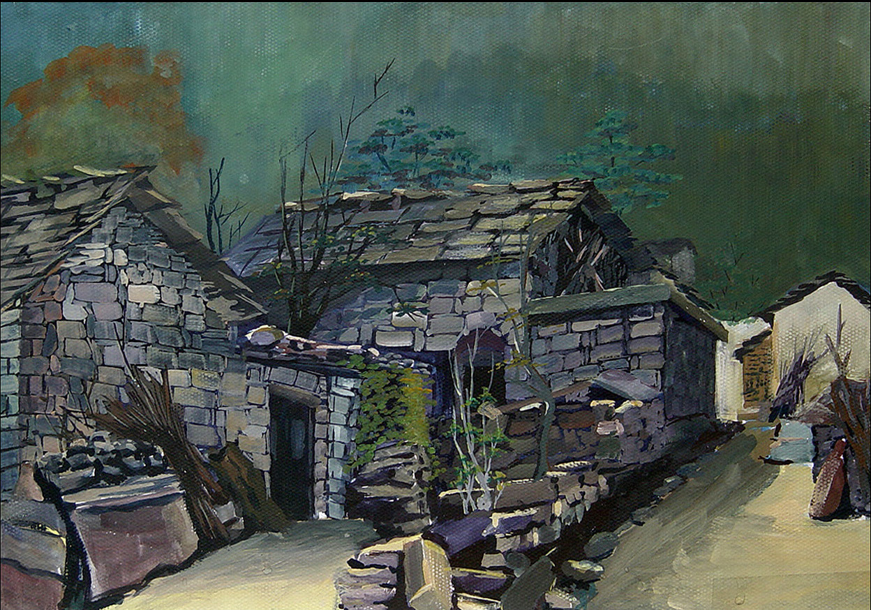 太行山写生（图ZNzA4NTcyODg=） - 绘画 - 站酷设计师花田错A原创素材 - 站酷ZCOOL