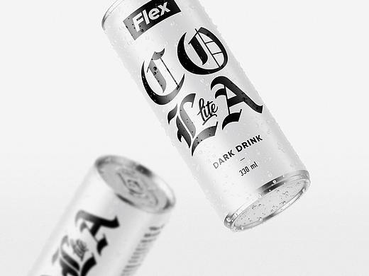 Flex Cola. Dark Drink.