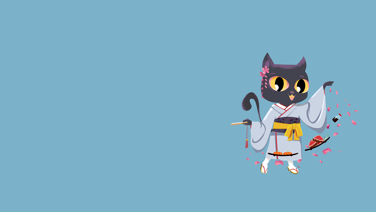 猫系列拟人风格（图ZMTIyNzM1MDg0） - 商业插画 - 站酷设计师妤风原创素材 - 站酷ZCOOL