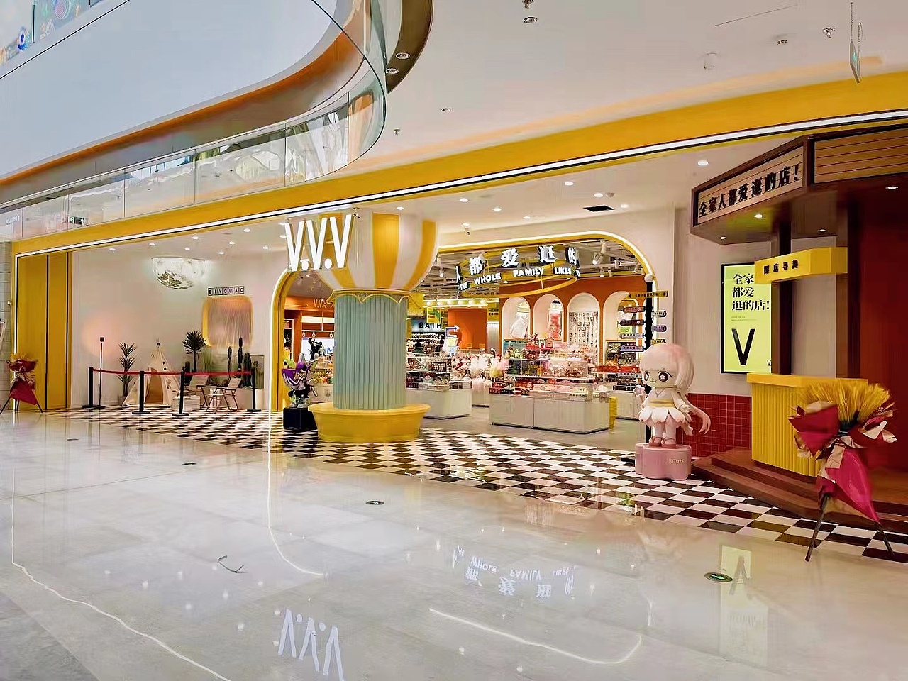 V.V.V潮品集合店（图ZMjc5MjM4NDM2） - 商业空间设计 - 站酷设计师Hello小姐姐原创素材 - 站酷ZCOOL