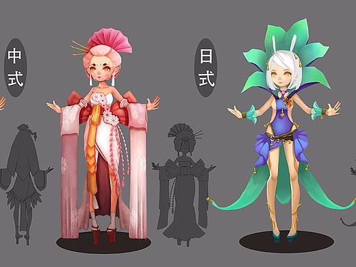 游戏角色设计   Q版