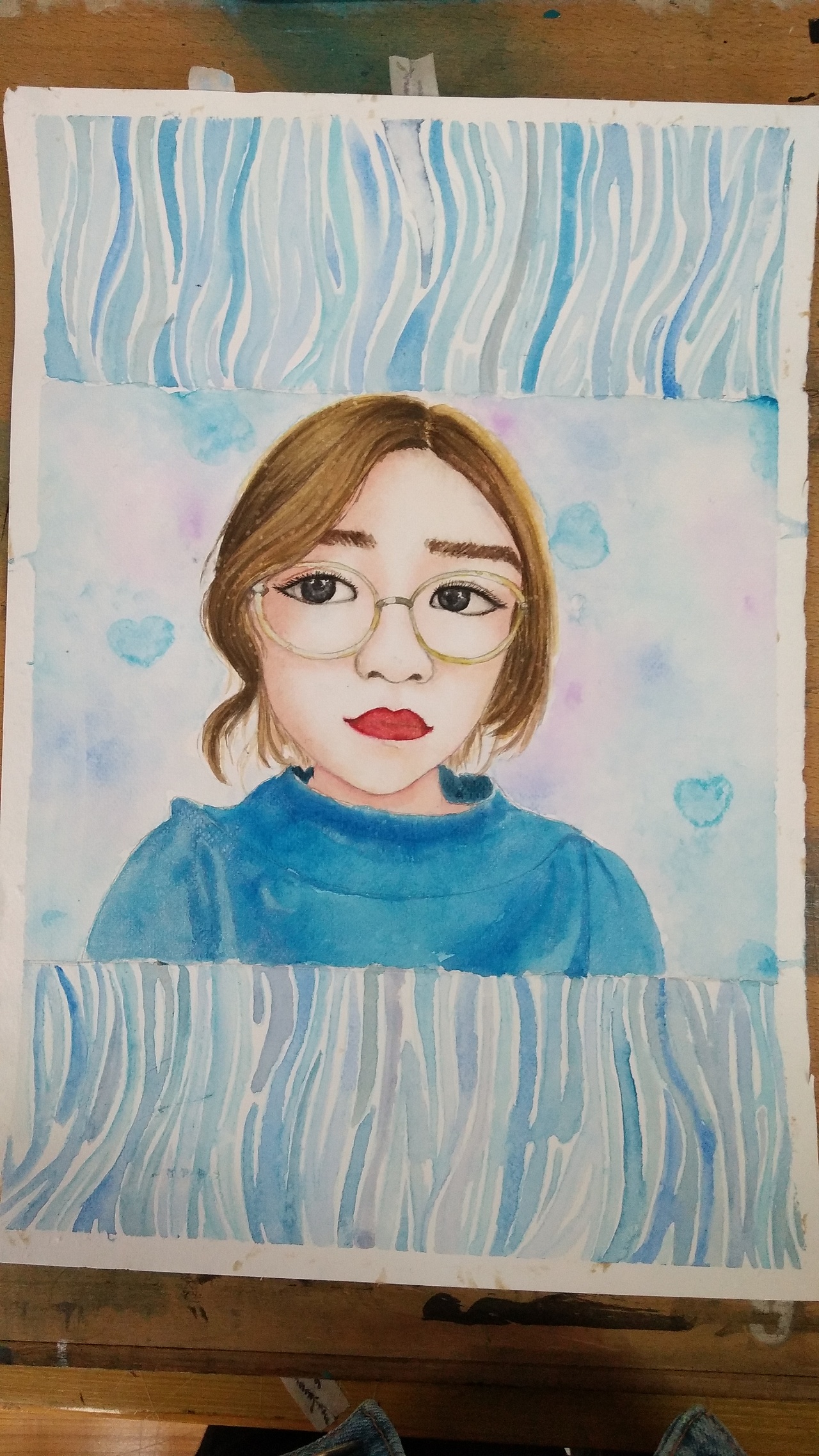 给别人画的照片